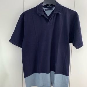 Tommy Hilfiger M navy and light blue polo